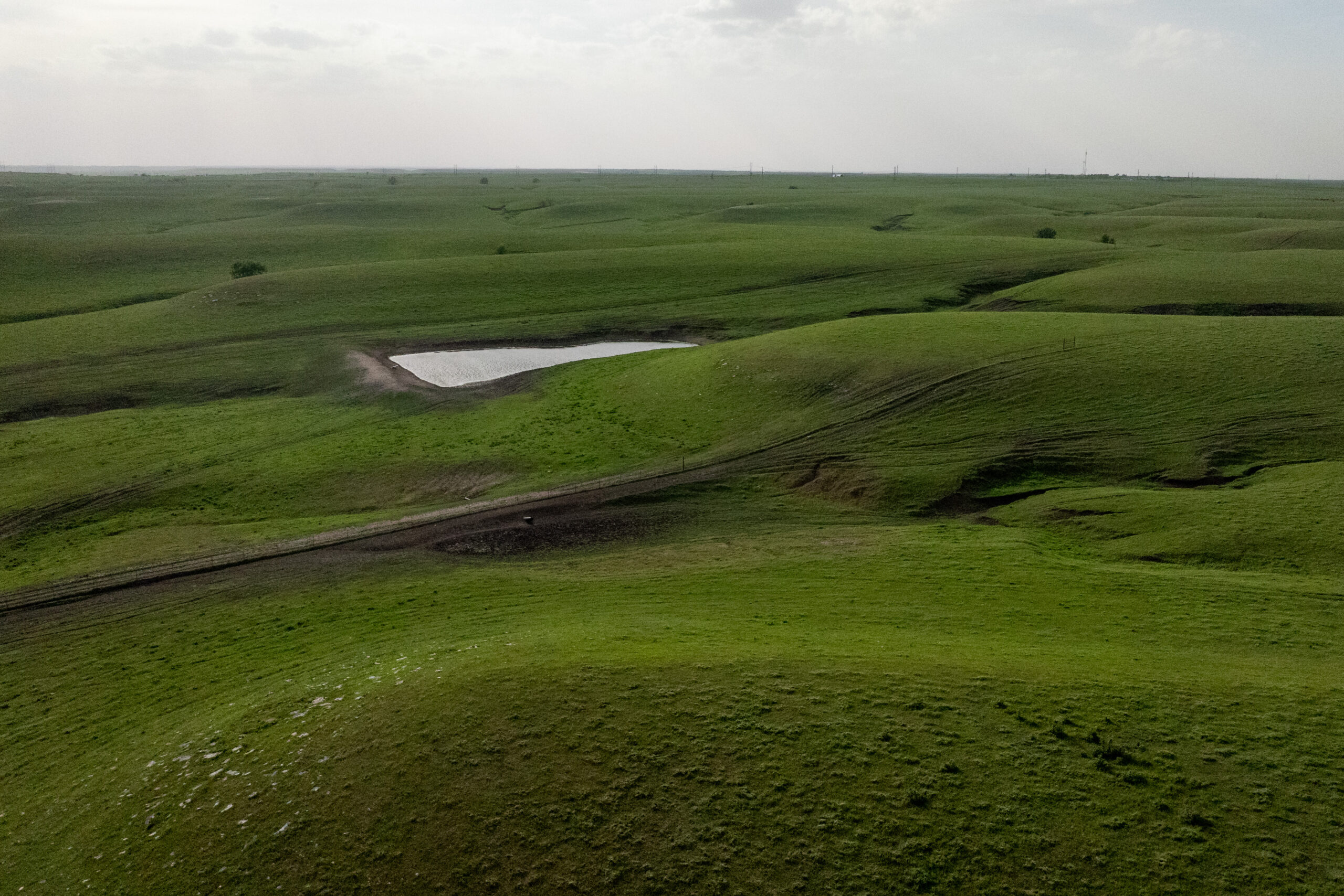 Manhattan Ranch Hills The rolling Flint Hills of Kansas.